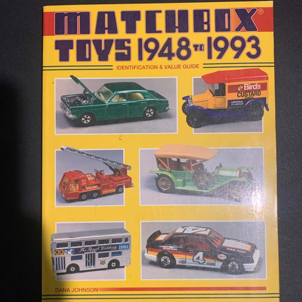 Matchbox Toys Collection Guide with Green, Yellow, and Red Vehicles